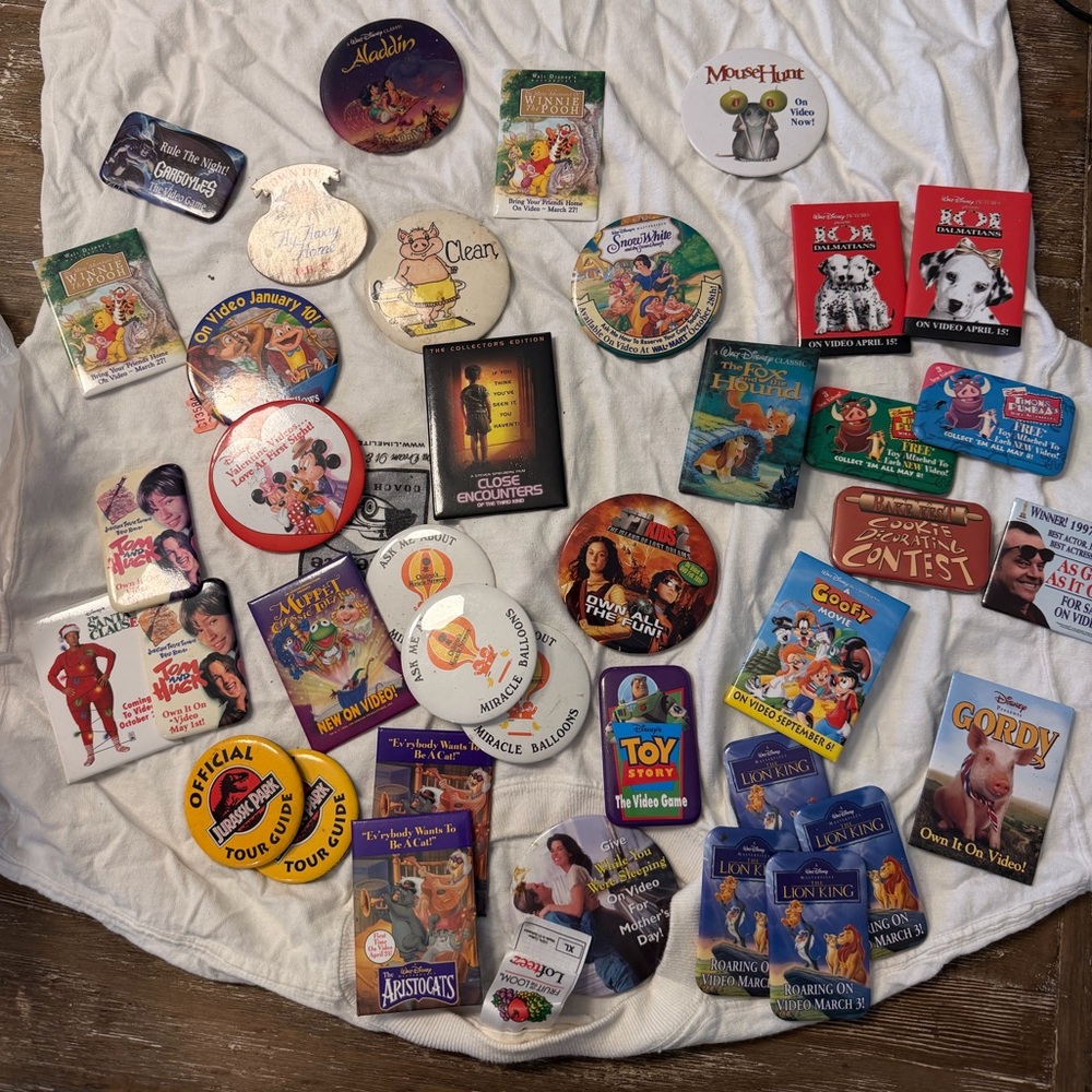 Walmart Disney Collectible Button Set
